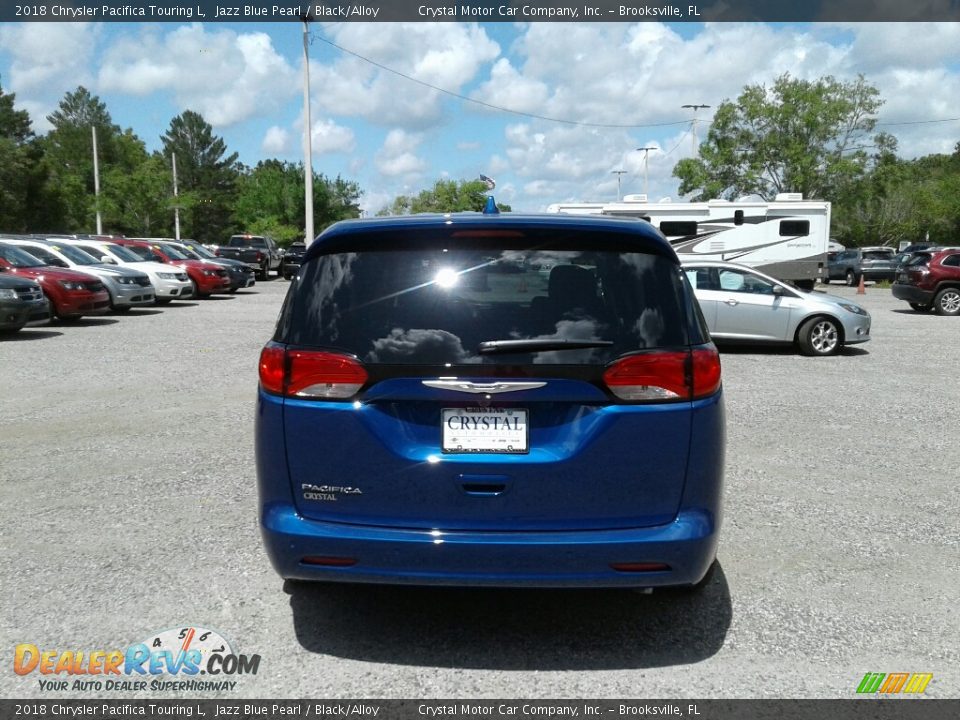 2018 Chrysler Pacifica Touring L Jazz Blue Pearl / Black/Alloy Photo #4