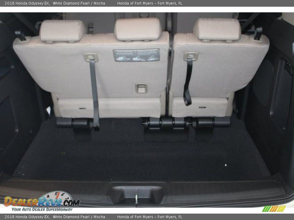 2018 Honda Odyssey EX White Diamond Pearl / Mocha Photo #34