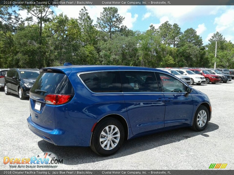 2018 Chrysler Pacifica Touring L Jazz Blue Pearl / Black/Alloy Photo #5