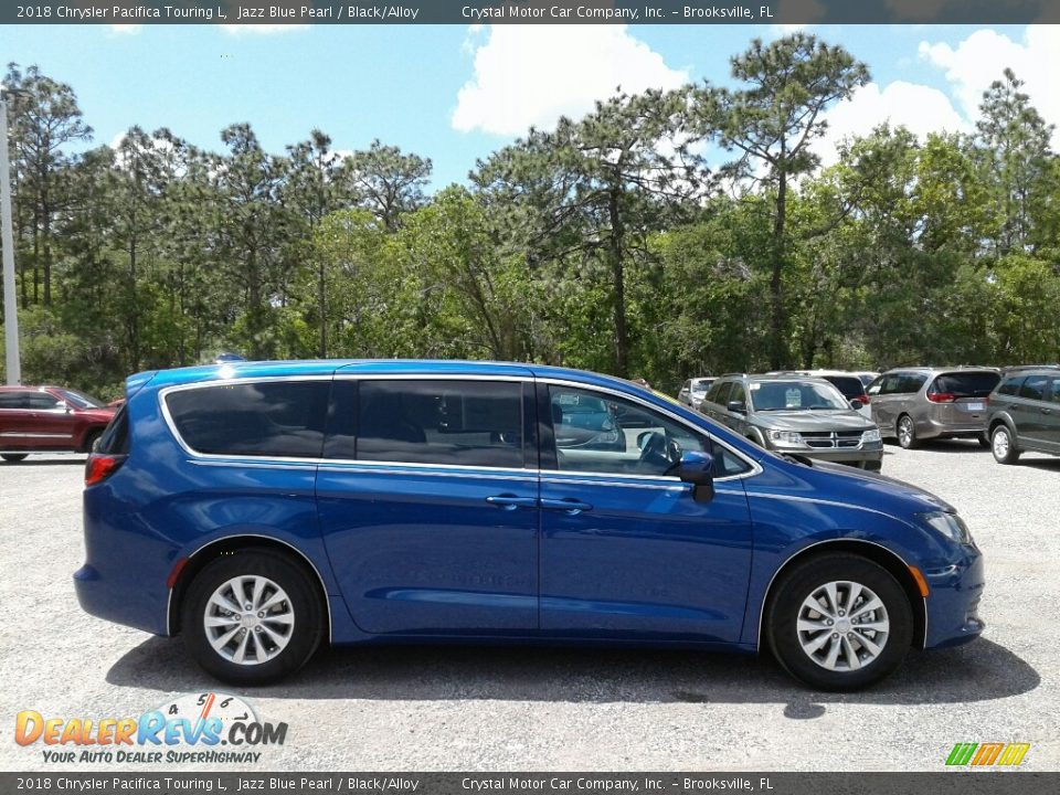 2018 Chrysler Pacifica Touring L Jazz Blue Pearl / Black/Alloy Photo #6