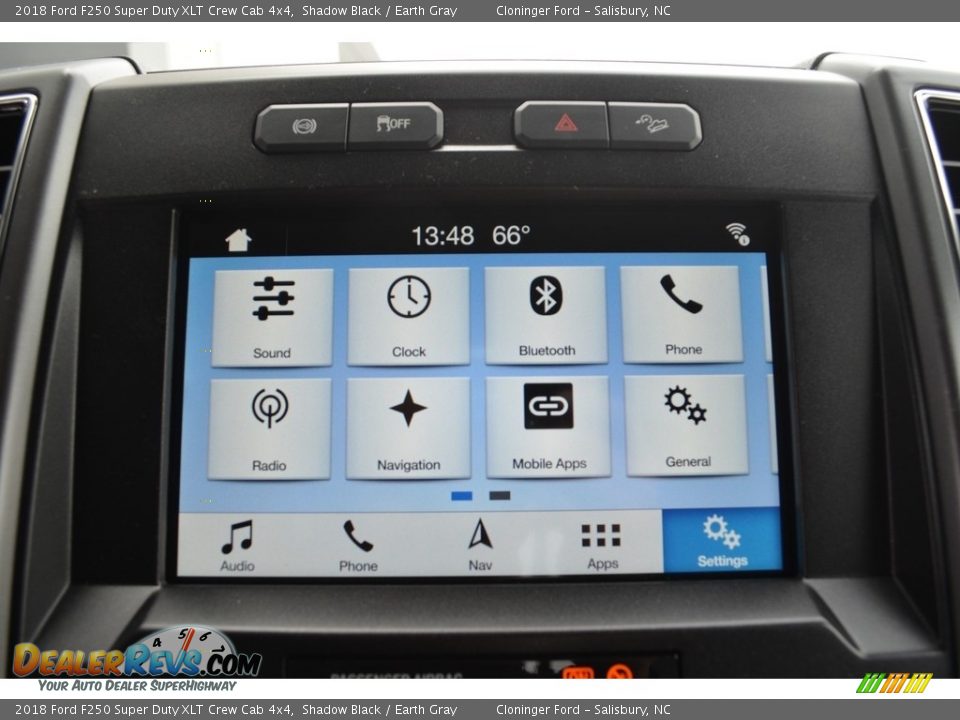 2018 Ford F250 Super Duty XLT Crew Cab 4x4 Shadow Black / Earth Gray Photo #12