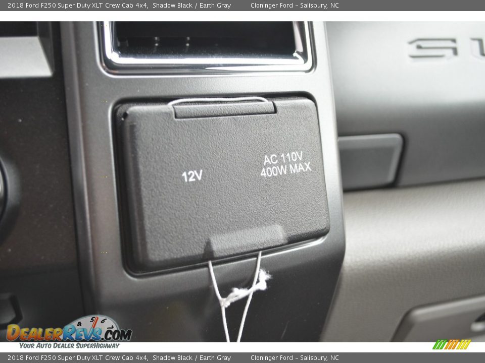 2018 Ford F250 Super Duty XLT Crew Cab 4x4 Shadow Black / Earth Gray Photo #17