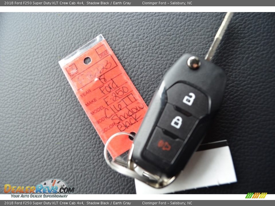 2018 Ford F250 Super Duty XLT Crew Cab 4x4 Shadow Black / Earth Gray Photo #21