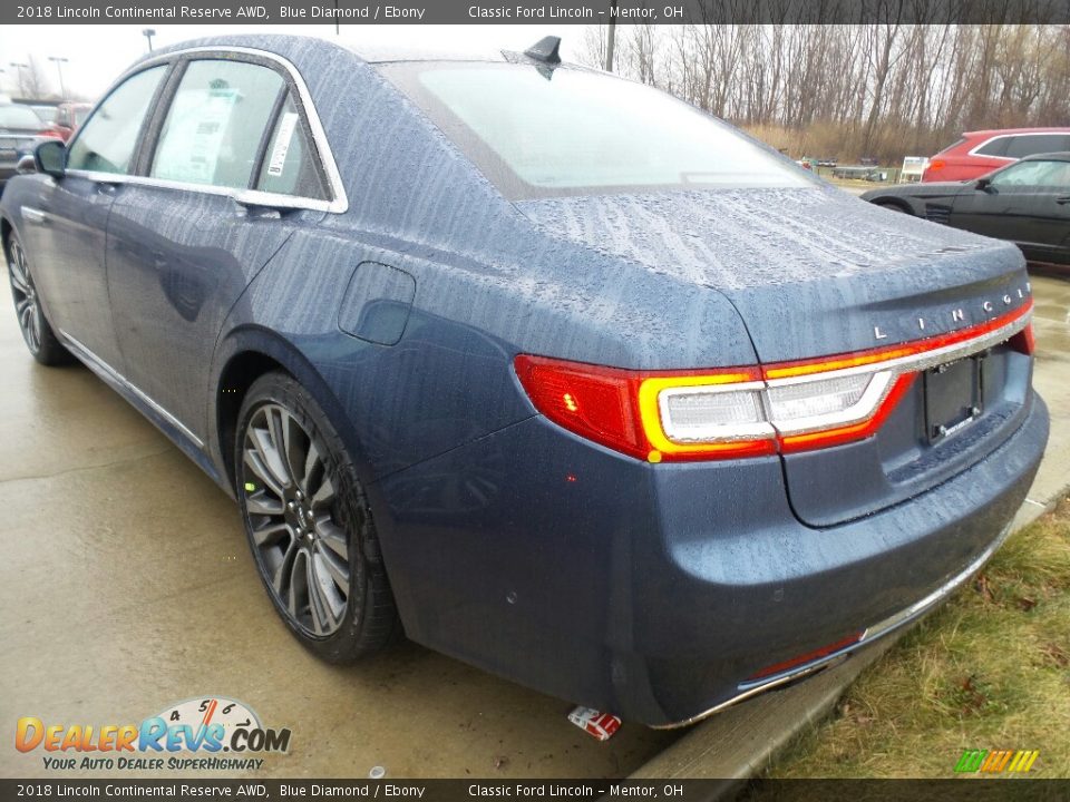 Blue Diamond 2018 Lincoln Continental Reserve AWD Photo #3