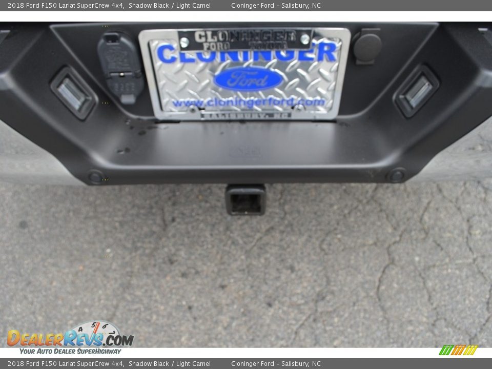 2018 Ford F150 Lariat SuperCrew 4x4 Shadow Black / Light Camel Photo #5