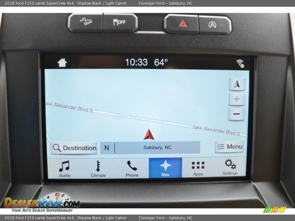 2018 Ford F150 Lariat SuperCrew 4x4 Shadow Black / Light Camel Photo #16