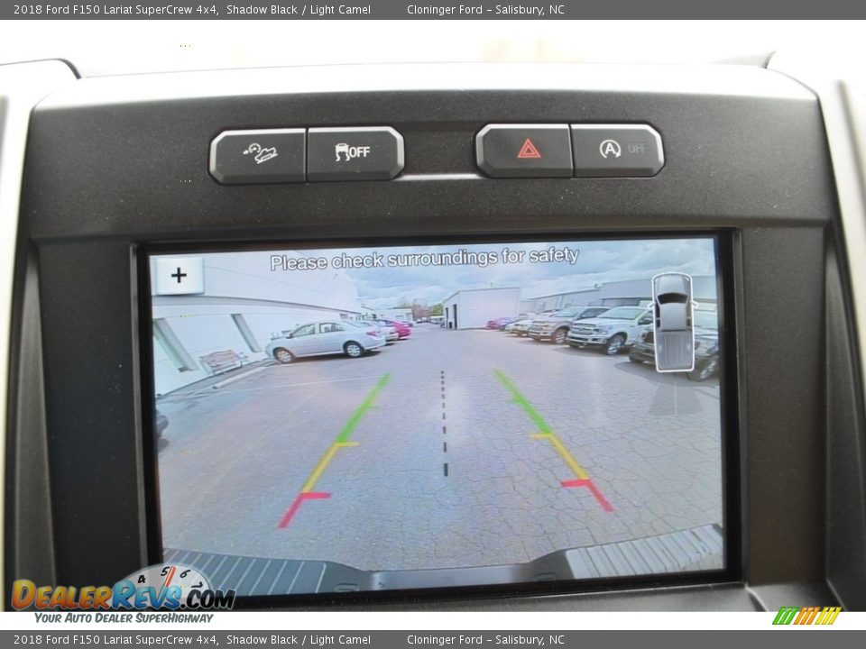 2018 Ford F150 Lariat SuperCrew 4x4 Shadow Black / Light Camel Photo #17