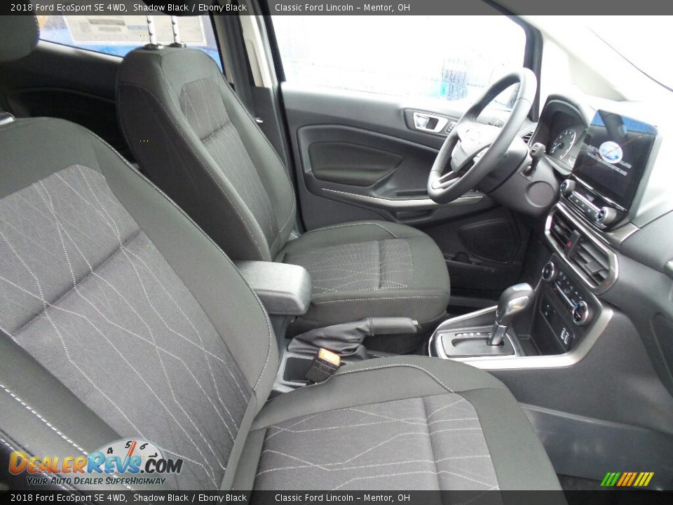 2018 Ford EcoSport SE 4WD Shadow Black / Ebony Black Photo #4