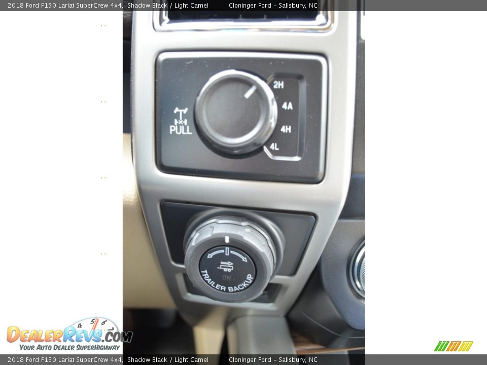 2018 Ford F150 Lariat SuperCrew 4x4 Shadow Black / Light Camel Photo #21