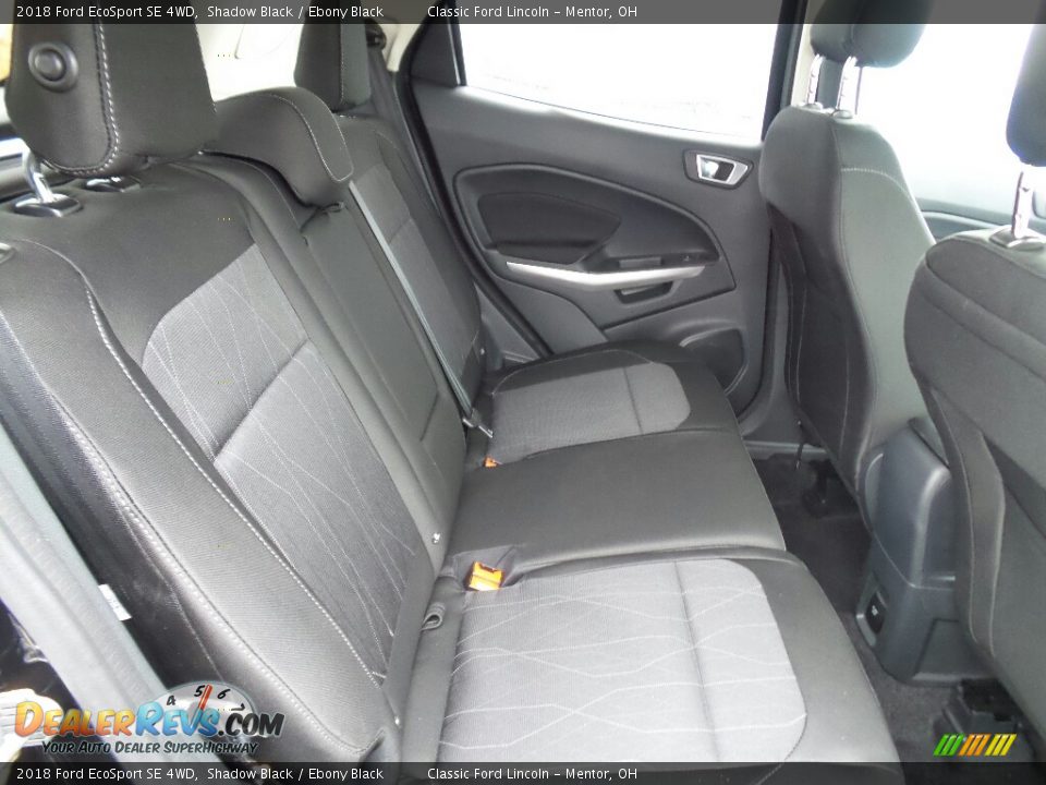 2018 Ford EcoSport SE 4WD Shadow Black / Ebony Black Photo #5