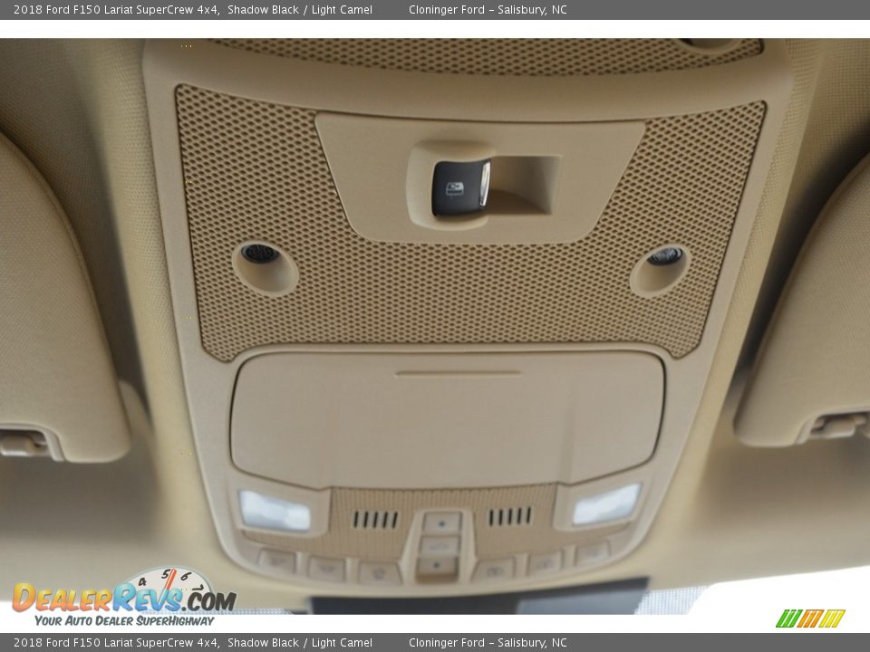 2018 Ford F150 Lariat SuperCrew 4x4 Shadow Black / Light Camel Photo #23