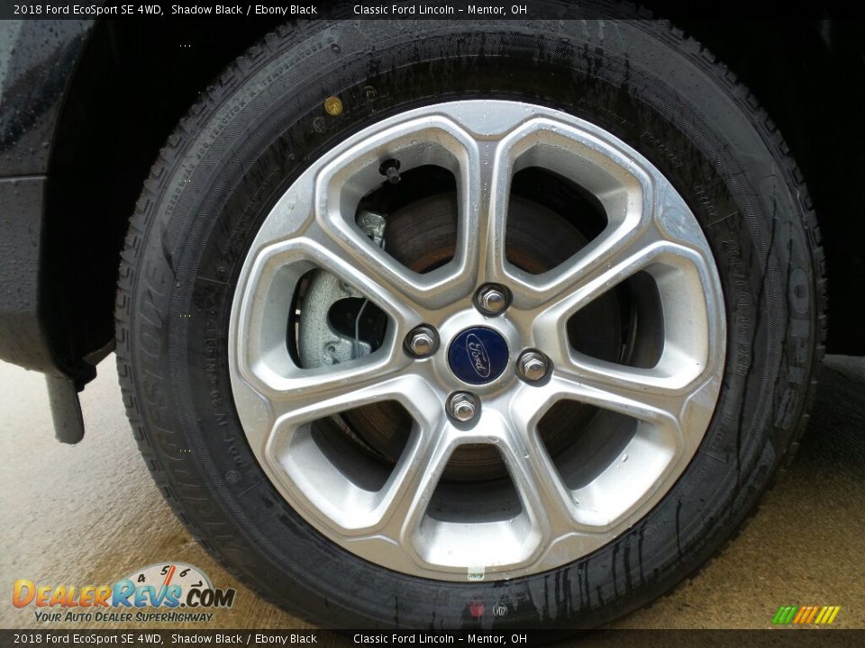 2018 Ford EcoSport SE 4WD Shadow Black / Ebony Black Photo #6
