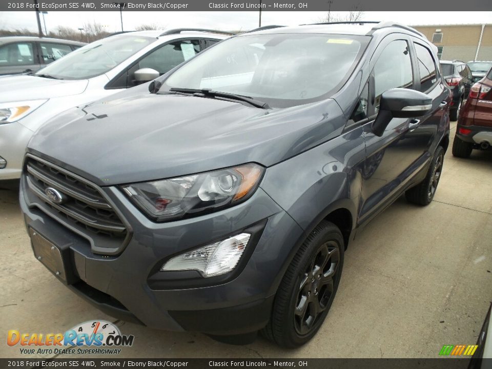 2018 Ford EcoSport SES 4WD Smoke / Ebony Black/Copper Photo #1