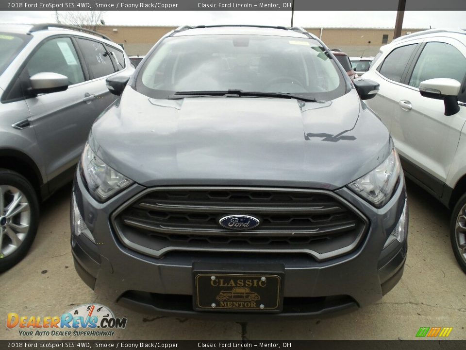 2018 Ford EcoSport SES 4WD Smoke / Ebony Black/Copper Photo #2