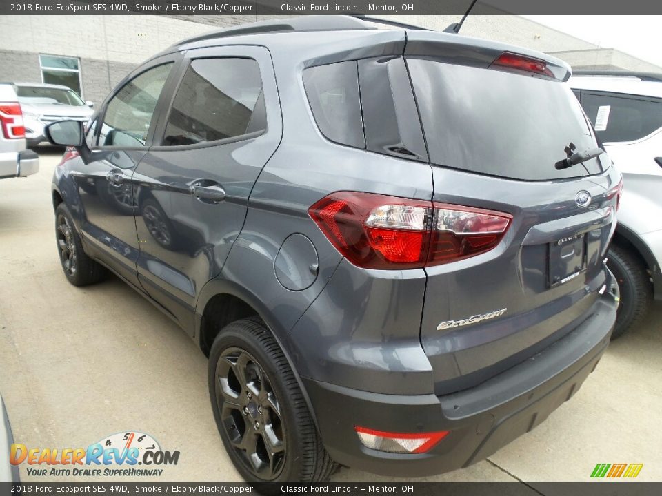 2018 Ford EcoSport SES 4WD Smoke / Ebony Black/Copper Photo #3
