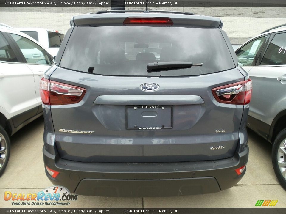 2018 Ford EcoSport SES 4WD Smoke / Ebony Black/Copper Photo #4