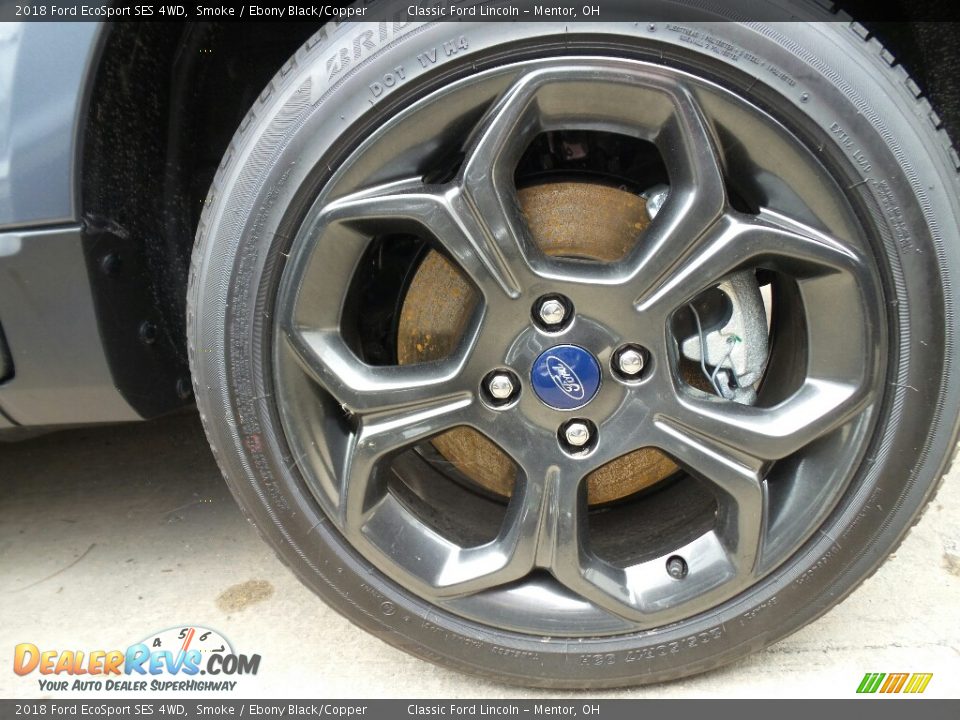 2018 Ford EcoSport SES 4WD Smoke / Ebony Black/Copper Photo #7