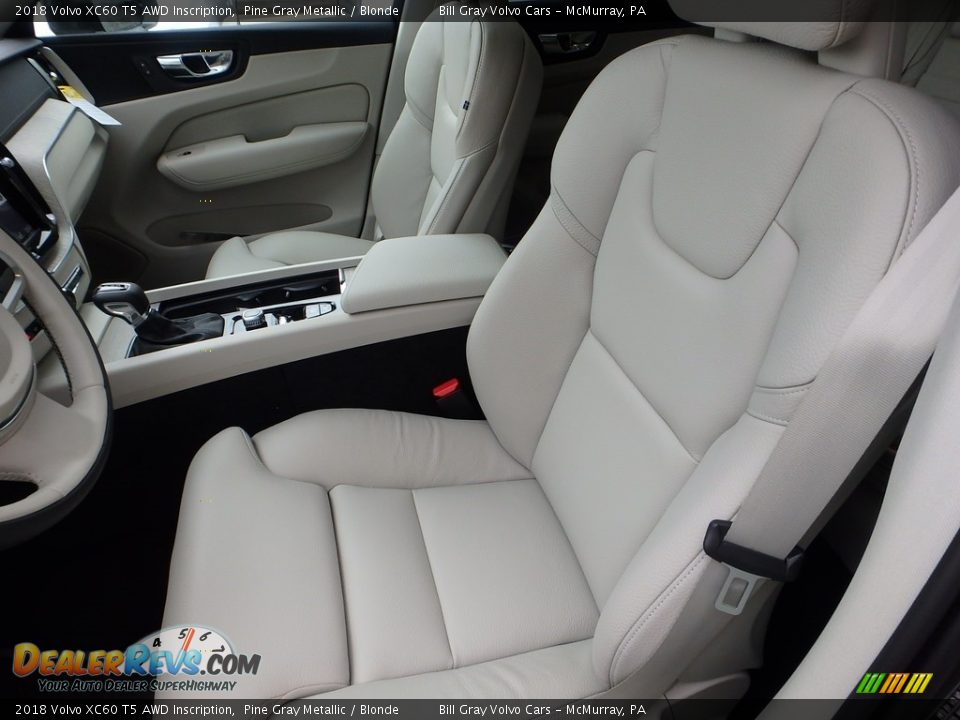 Front Seat of 2018 Volvo XC60 T5 AWD Inscription Photo #7