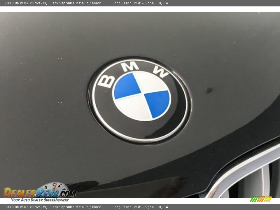 2018 BMW X4 xDrive28i Black Sapphire Metallic / Black Photo #29