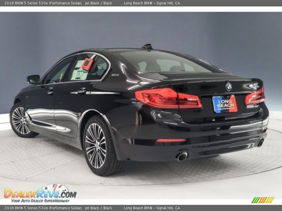 2018 BMW 5 Series 530e iPerfomance Sedan Jet Black / Black Photo #3