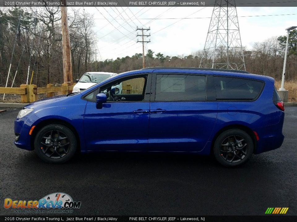 2018 Chrysler Pacifica Touring L Jazz Blue Pearl / Black/Alloy Photo #3