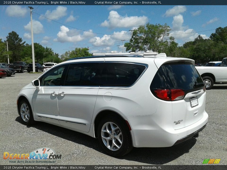 2018 Chrysler Pacifica Touring L Bright White / Black/Alloy Photo #3