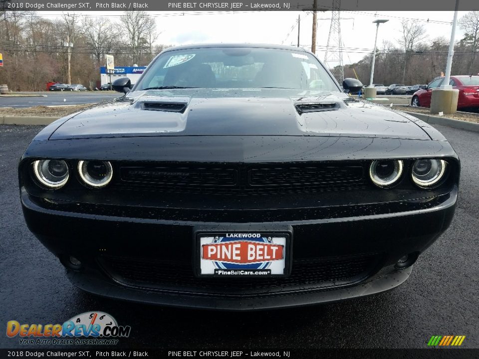2018 Dodge Challenger SXT Pitch Black / Black Photo #2