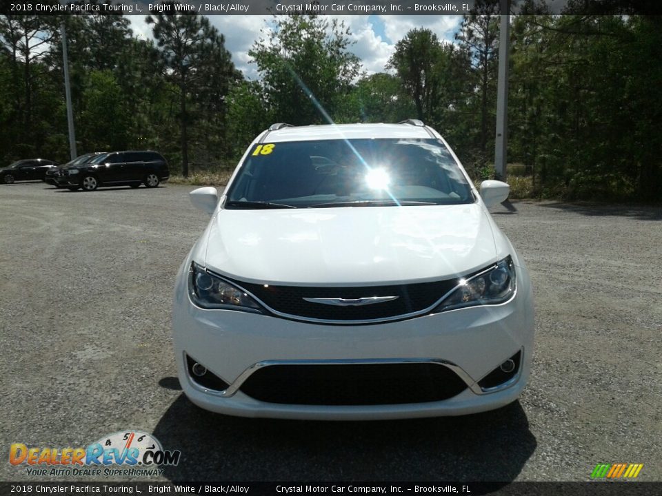 2018 Chrysler Pacifica Touring L Bright White / Black/Alloy Photo #8