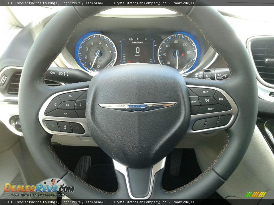 2018 Chrysler Pacifica Touring L Bright White / Black/Alloy Photo #14