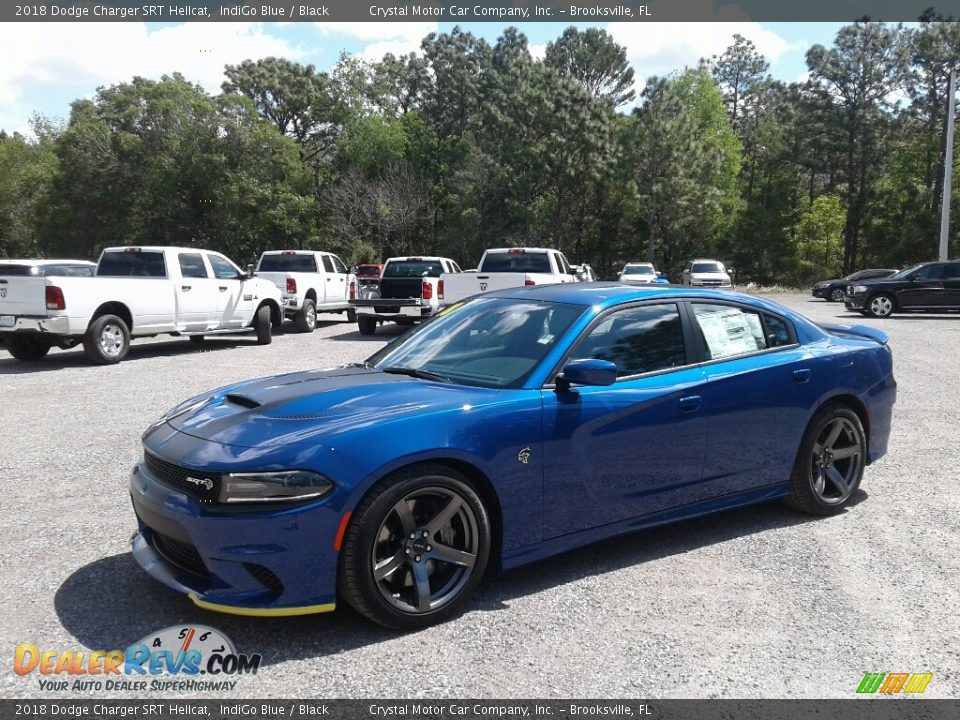 2018 Dodge Charger SRT Hellcat IndiGo Blue / Black Photo #1