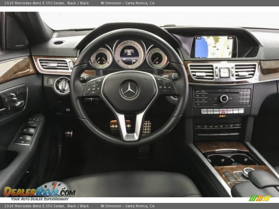 2016 Mercedes-Benz E 350 Sedan Black / Black Photo #4