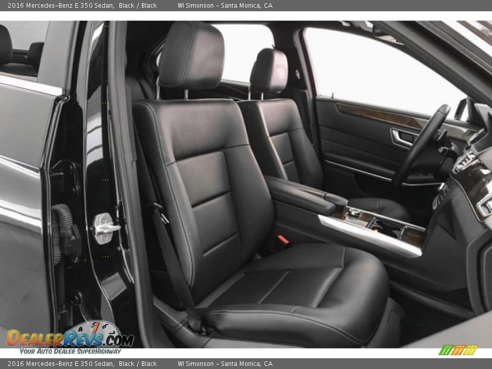 2016 Mercedes-Benz E 350 Sedan Black / Black Photo #6