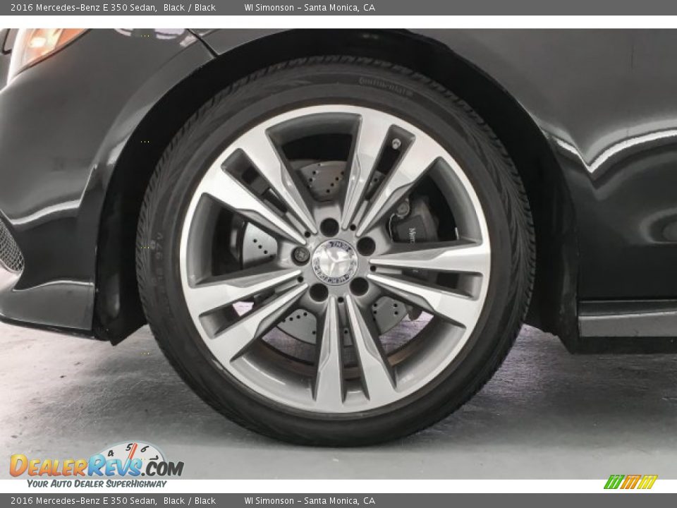 2016 Mercedes-Benz E 350 Sedan Black / Black Photo #8