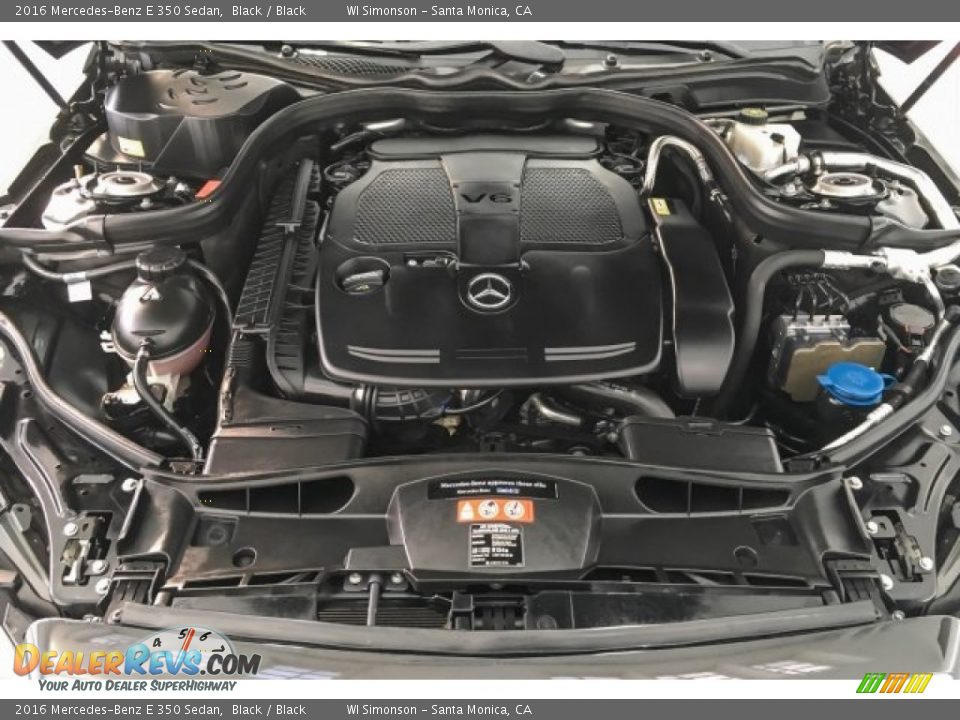 2016 Mercedes-Benz E 350 Sedan Black / Black Photo #9