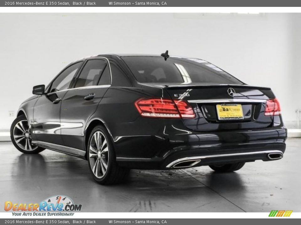 2016 Mercedes-Benz E 350 Sedan Black / Black Photo #10
