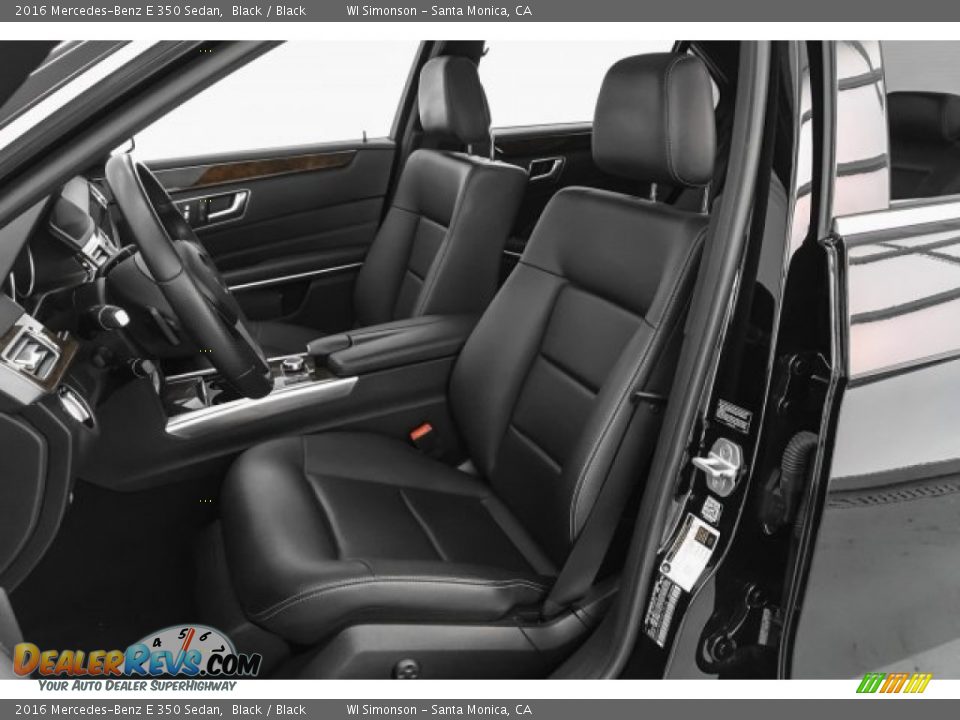 2016 Mercedes-Benz E 350 Sedan Black / Black Photo #14