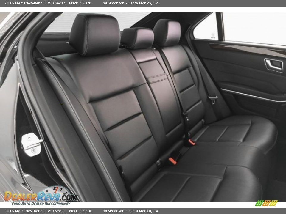 2016 Mercedes-Benz E 350 Sedan Black / Black Photo #15