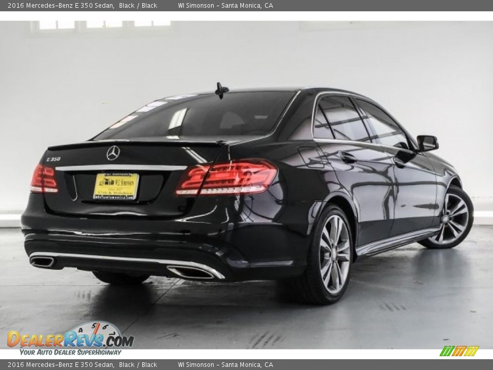 2016 Mercedes-Benz E 350 Sedan Black / Black Photo #17
