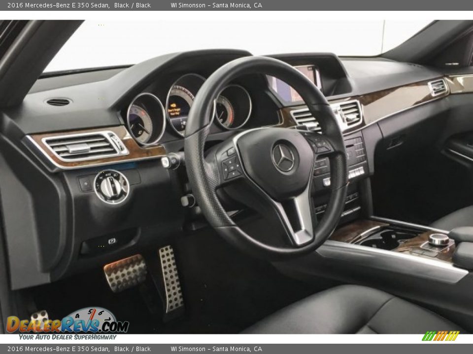 2016 Mercedes-Benz E 350 Sedan Black / Black Photo #20