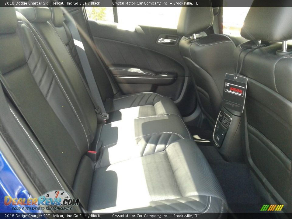 2018 Dodge Charger SRT Hellcat IndiGo Blue / Black Photo #11