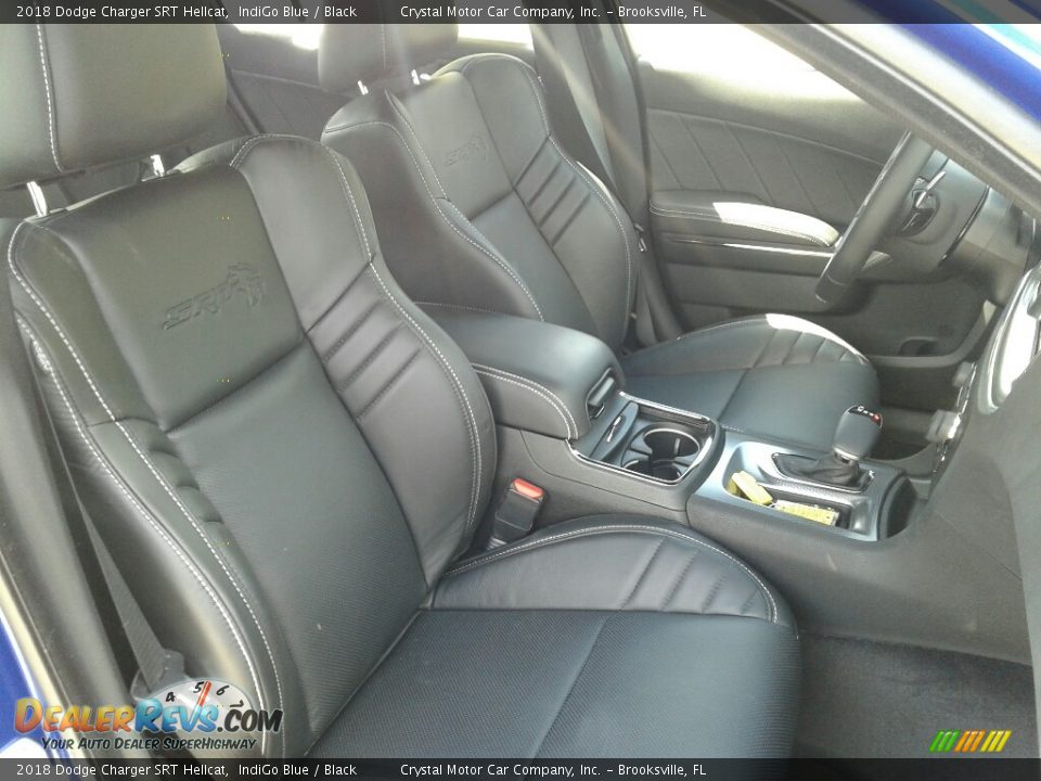 2018 Dodge Charger SRT Hellcat IndiGo Blue / Black Photo #12