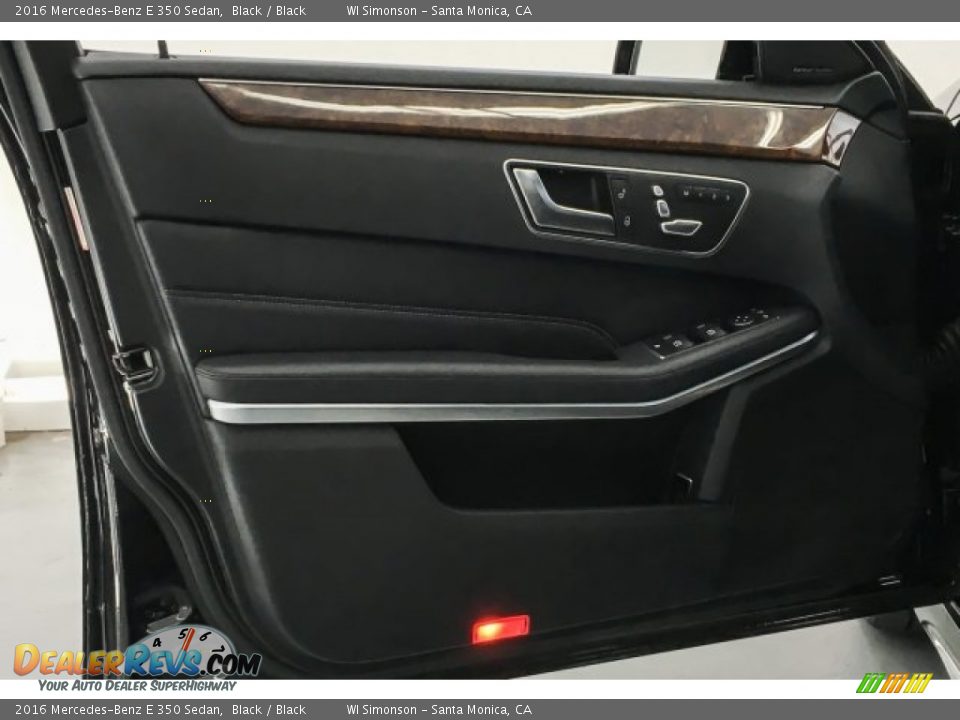 2016 Mercedes-Benz E 350 Sedan Black / Black Photo #24