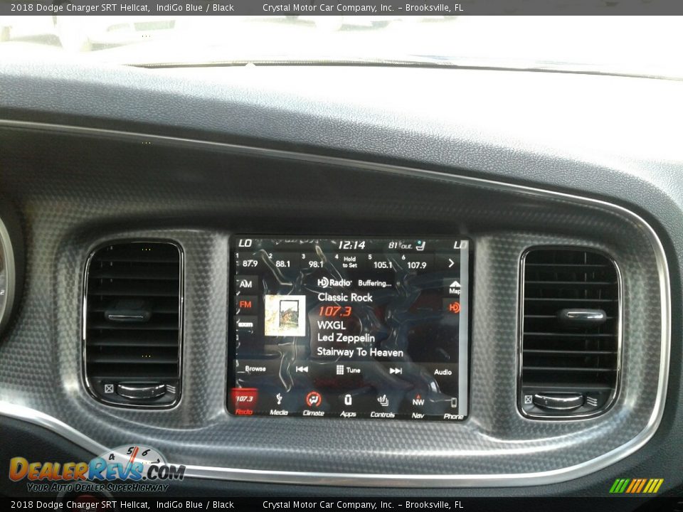 2018 Dodge Charger SRT Hellcat IndiGo Blue / Black Photo #15