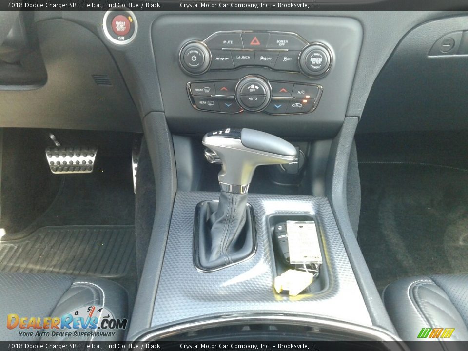 2018 Dodge Charger SRT Hellcat IndiGo Blue / Black Photo #16