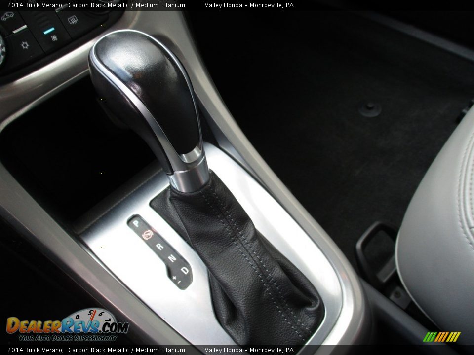 2014 Buick Verano Carbon Black Metallic / Medium Titanium Photo #14