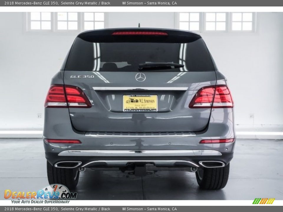 2018 Mercedes-Benz GLE 350 Selenite Grey Metallic / Black Photo #4