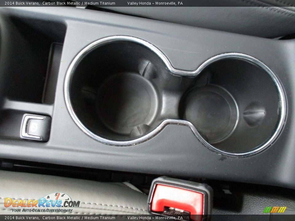 2014 Buick Verano Carbon Black Metallic / Medium Titanium Photo #18
