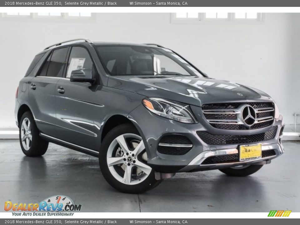 2018 Mercedes-Benz GLE 350 Selenite Grey Metallic / Black Photo #12