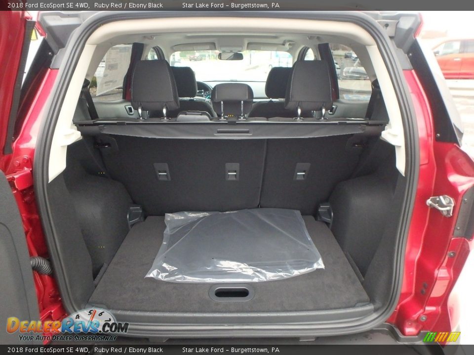 2018 Ford EcoSport SE 4WD Ruby Red / Ebony Black Photo #7