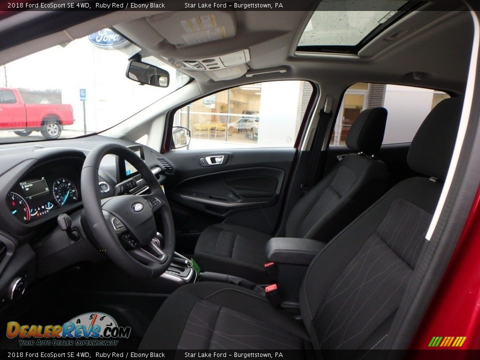 2018 Ford EcoSport SE 4WD Ruby Red / Ebony Black Photo #10
